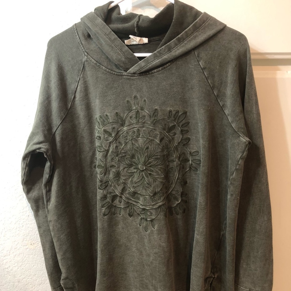Style & Co Women’s Boho-Inspired Hoodie Shirt, Size M